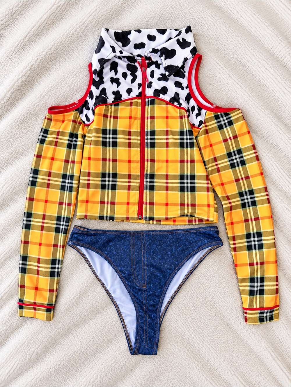 Toy Story Woody Inspired Cowgirl Cosplay Costume Set Halloween
